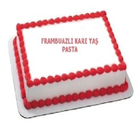 Uzman Pastacılar Tarafından 15 Kişilik Frambuazlı Yaş Pasta